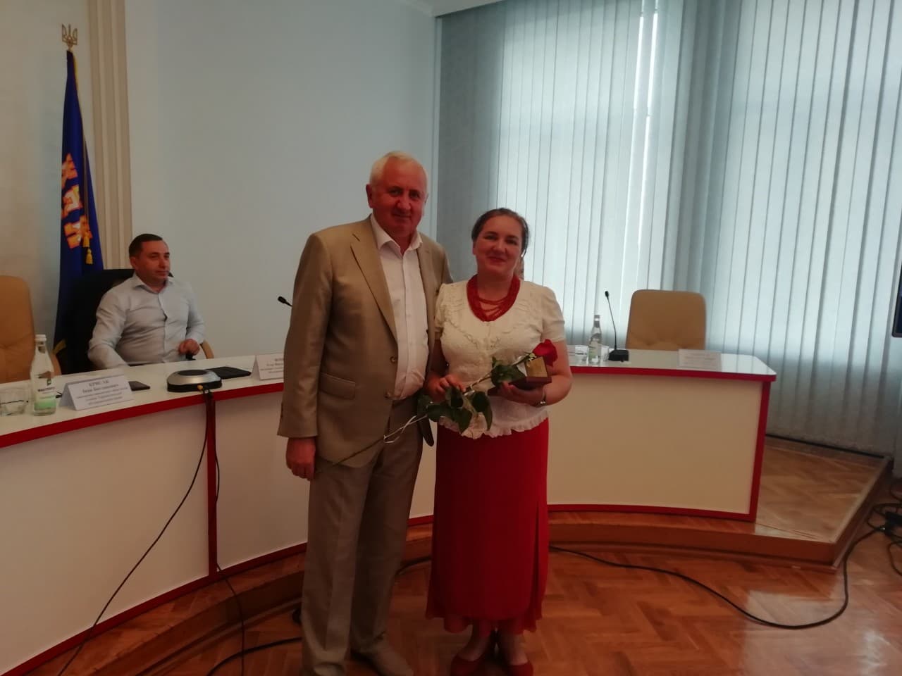 Церемонія вручення на засіданні ТОДА